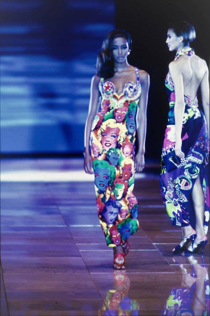 Versace Spring/Summer 1991 warhol dress
