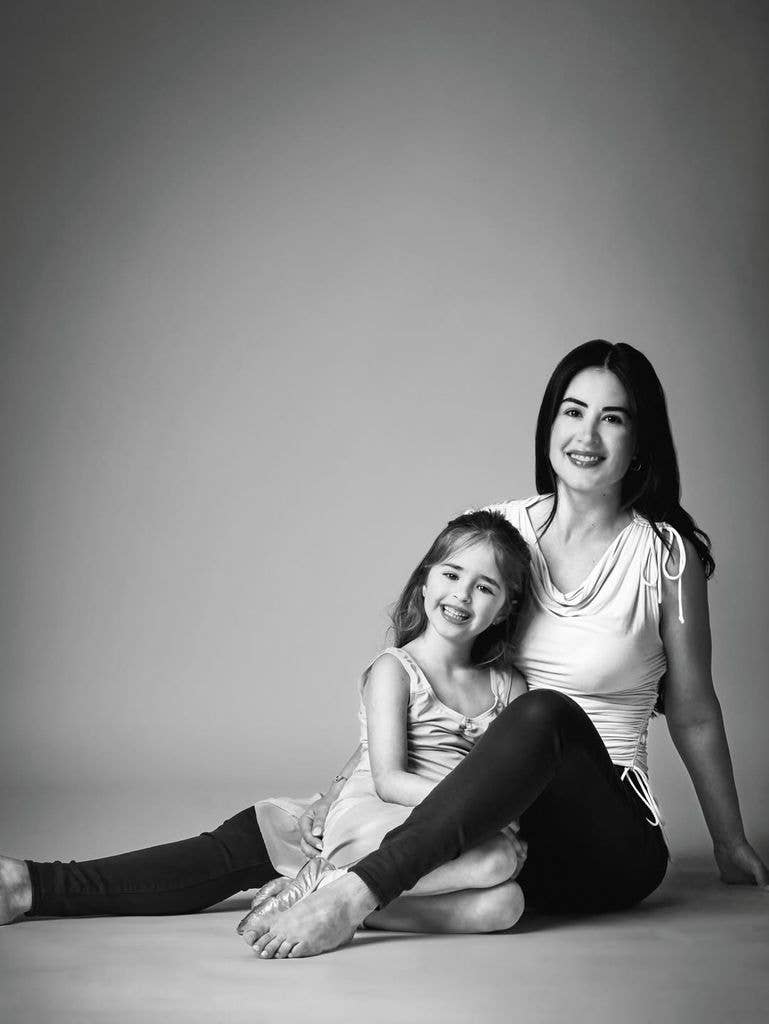 Michelle Saniei and her daughter Isabella
