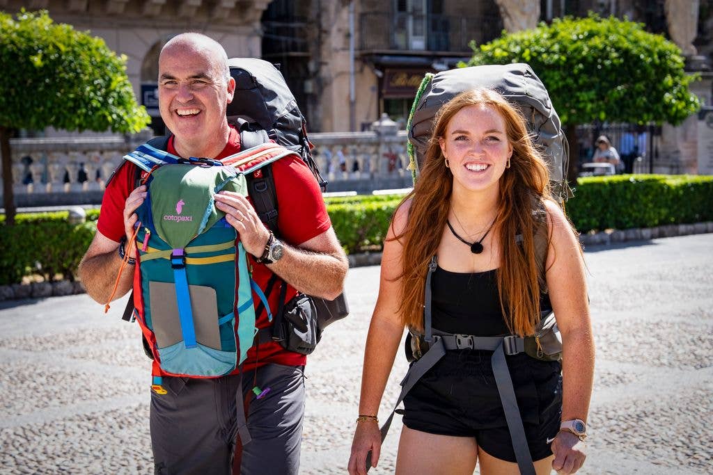 Andrew and Molly in Palermo, Italy