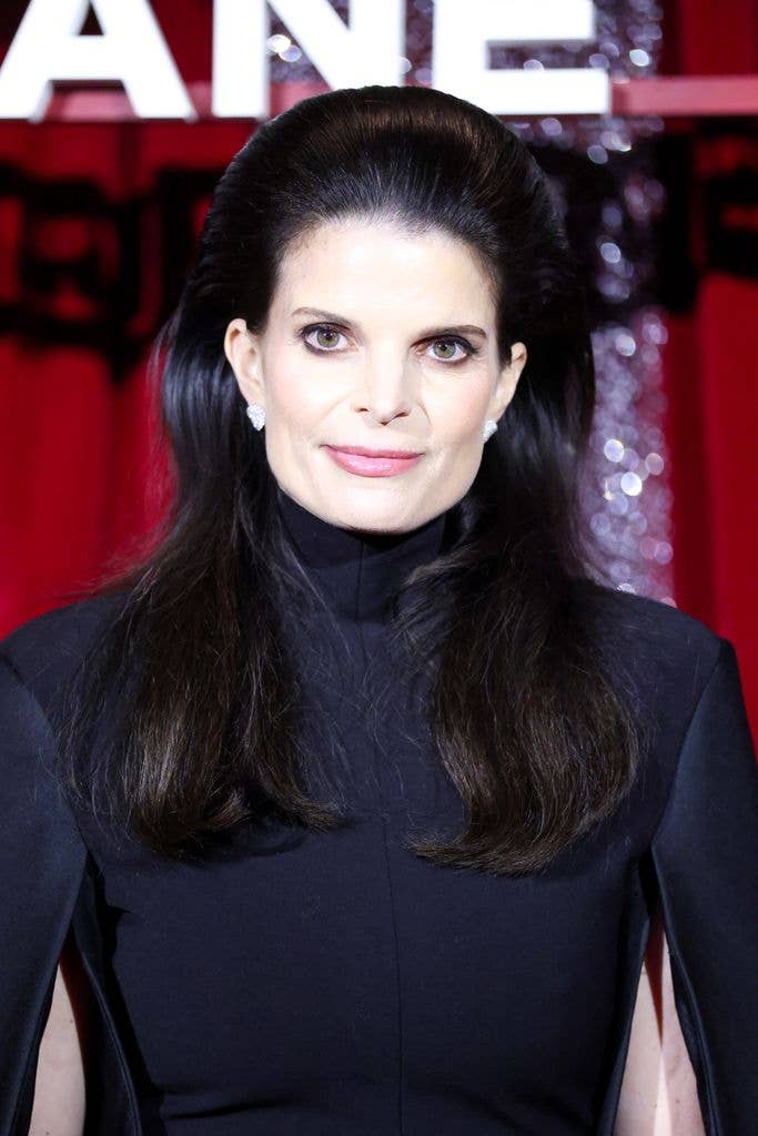 Athina Onassis also looked striking at Paris Fashion Week in January