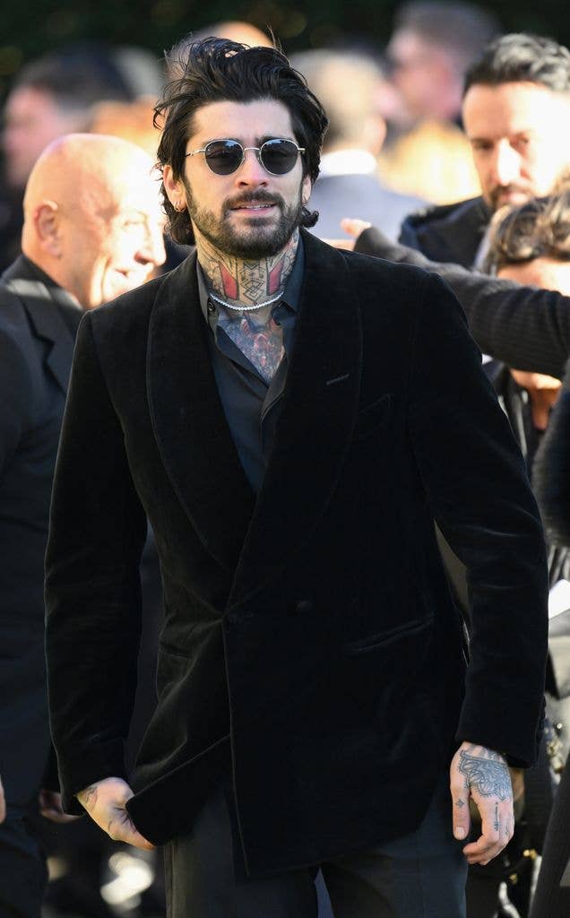 Zayn Malik departs the funeral for singer Liam Payne