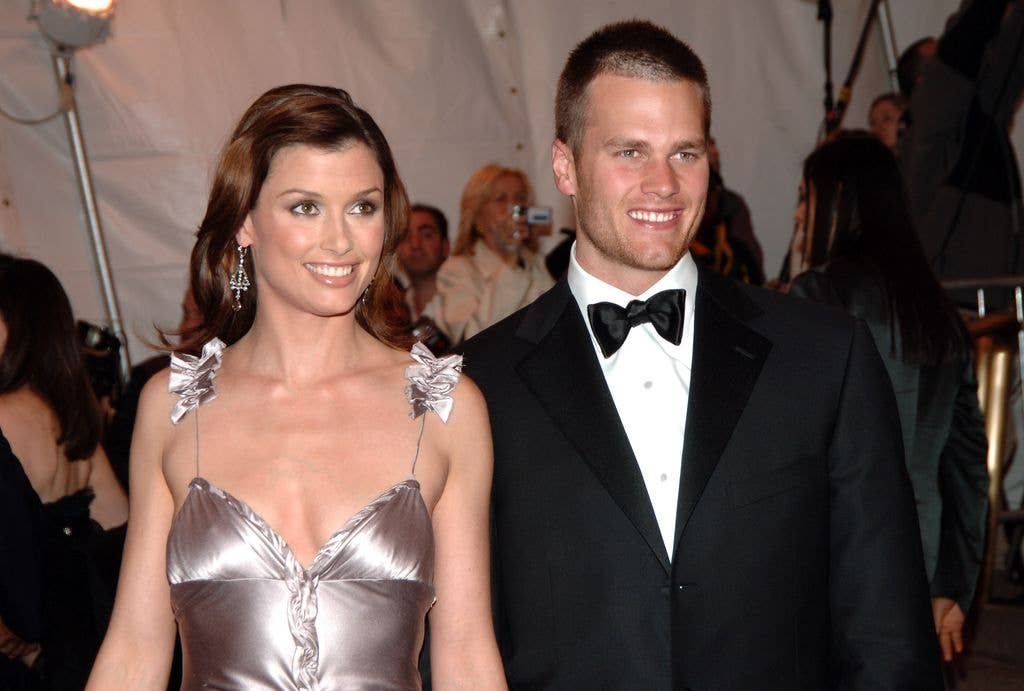 Bridget with then husband, Tom Brady