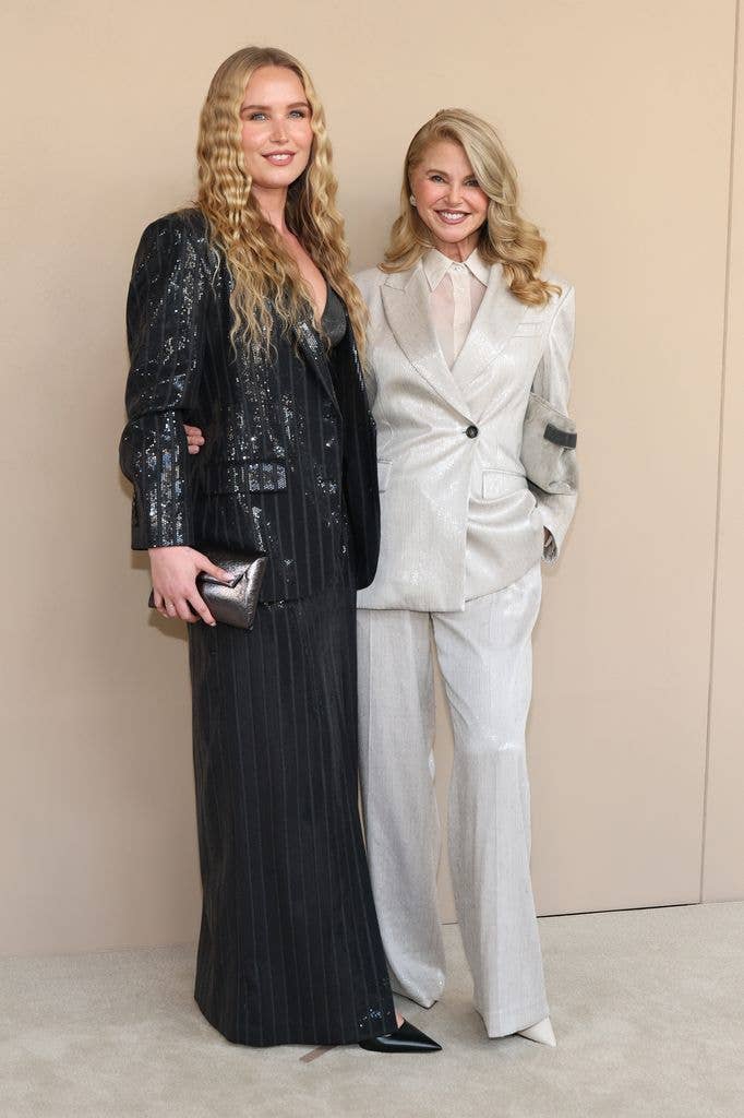 Sailor Brinkley Cook and Christie Brinkley attend the gala screening of "Brunello: 