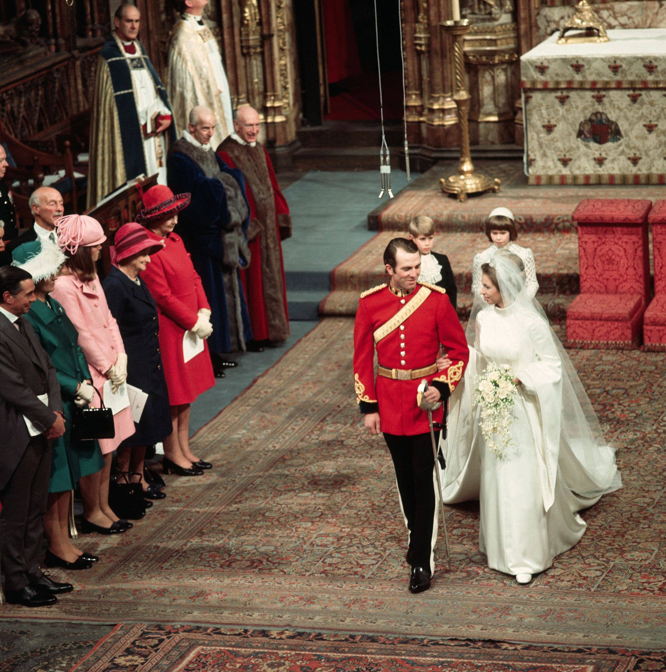 Mountbatten-Windsor first appeared on an official document on Princess Anne's wedding day in 1973