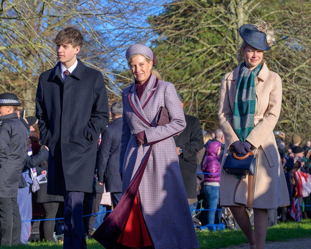 James, Sophie and Louise on Christmas Day