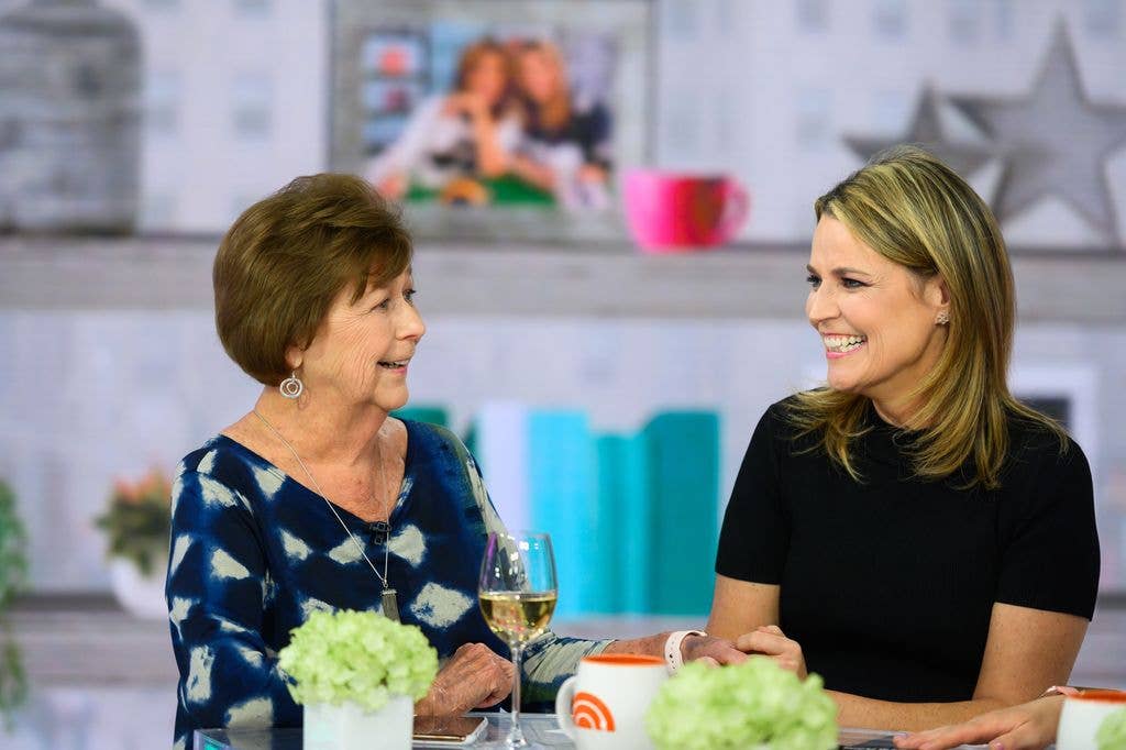 Savannah Guthrie with her mom Nancy Guthrie