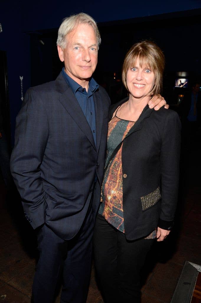 Actor Mark Harmon (L) and wife actress Pam Dawber attend the Rolling Stones performance at Echoplex on April 27, 2013 in Los Angeles, California.  The Rolling Stones played a surprise club gig tonight in Los Angeles at the Echoplex - leading up to the launch of their "50 & Counting" tour on May 3, 2013 at the STAPLES Center in Los Angeles