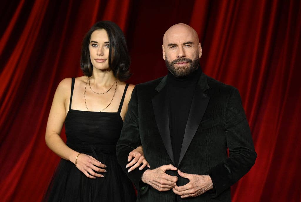 Ella Bleu Travolta, John Travolta at the Fourth Annual Academy Museum Gala held at Academy Museum of Motion Pictures on October 19, 2024 in Los Angeles, California.