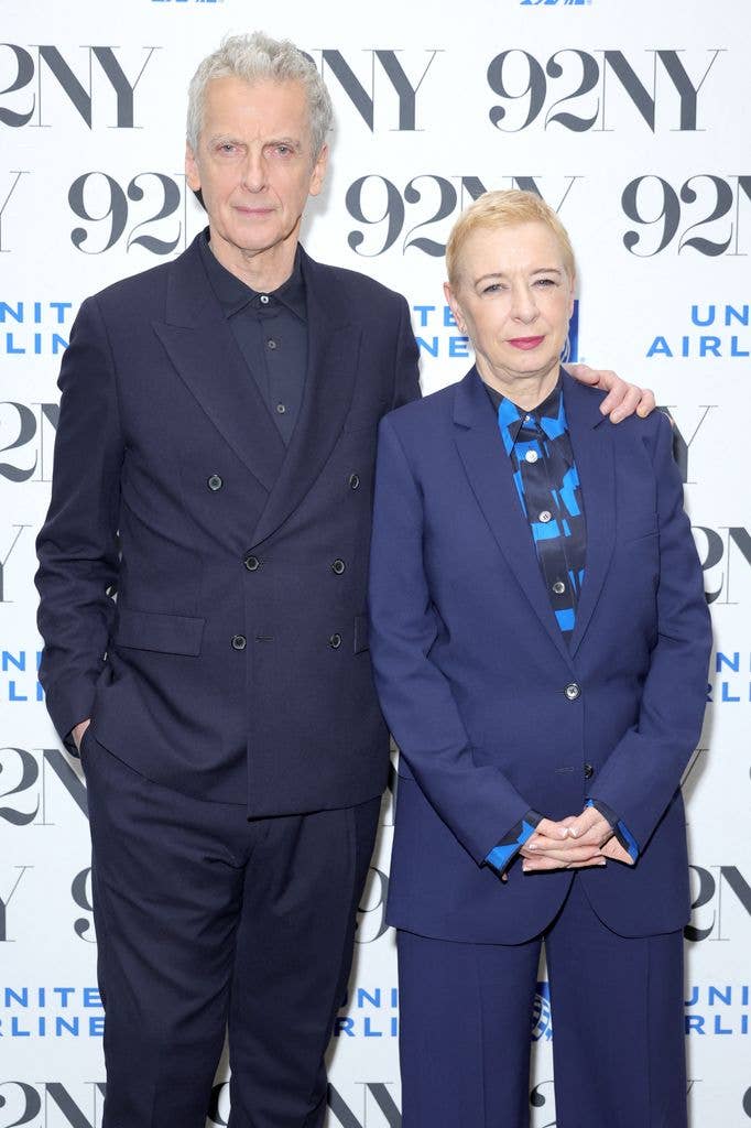 Peter Capaldi and Elaine Collins