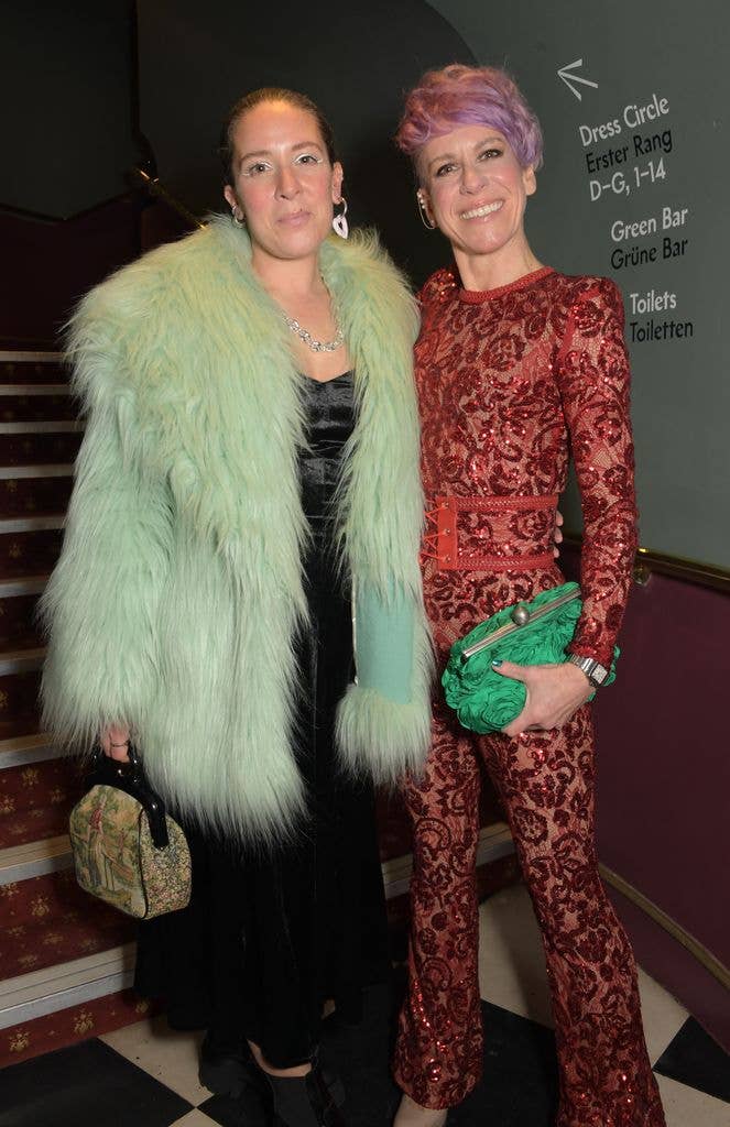 Natalie and Anna-Jane Casey at a performance of Cabaret