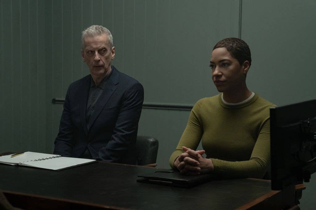 Peter Capaldi and Cush Jumbo reprise their roles