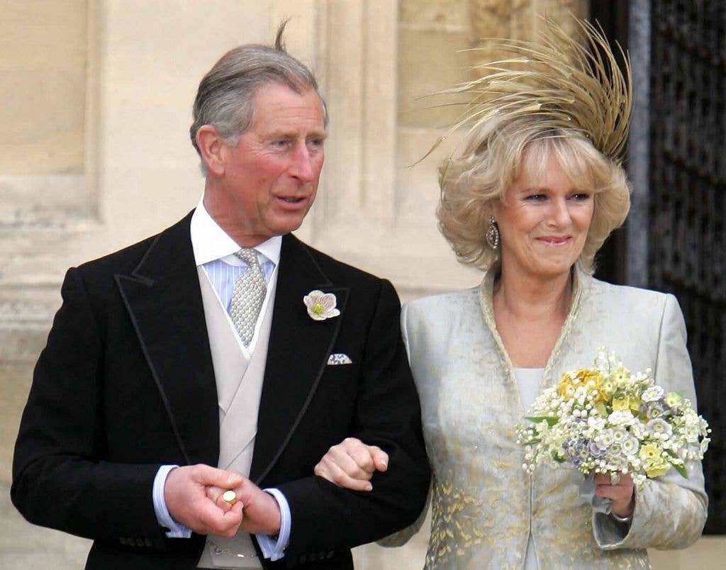 Charles and Camilla's floral arrangements for their wedding