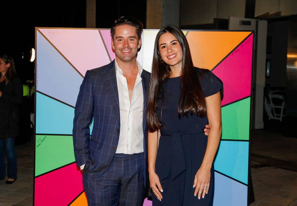 Jesse Lally and Michelle Saniei attend the 21st Annual Discovery Awards at Skirball Cultural Center on November 04, 2021 in Los Angeles, California. (Photo by Tibrina Hobson/Getty Images for Rayni & Branden Williams of The Beverly Hills Estates)