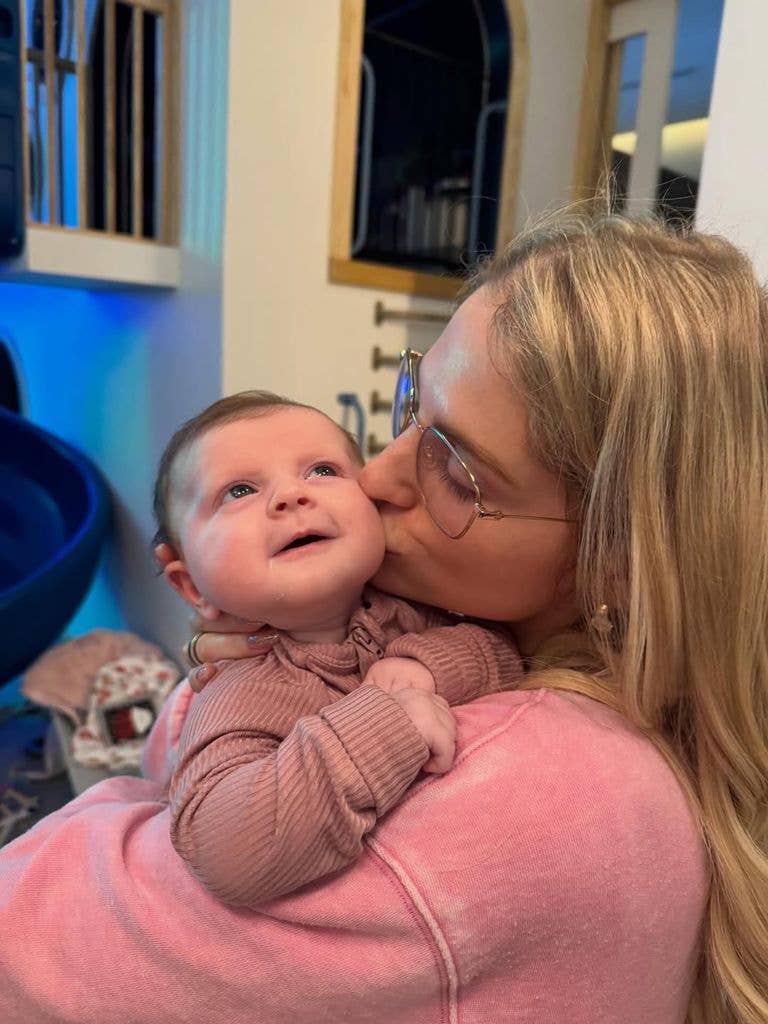 meghan trainor baby mikey kiss