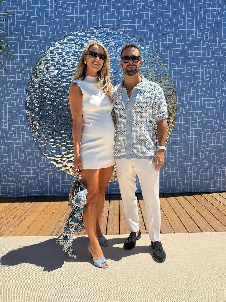 Vogue Williams and Spencer Matthews in Cannes