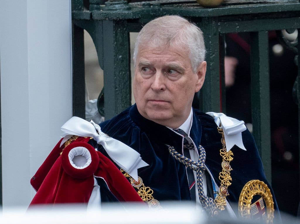 Andrew Mountbatten-Windsor at the King's coronation