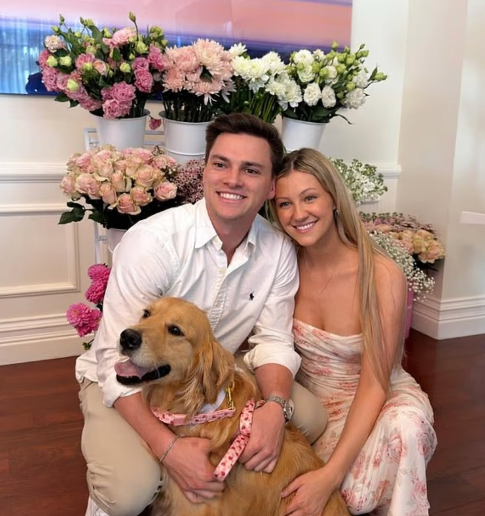 Ava with her fiance