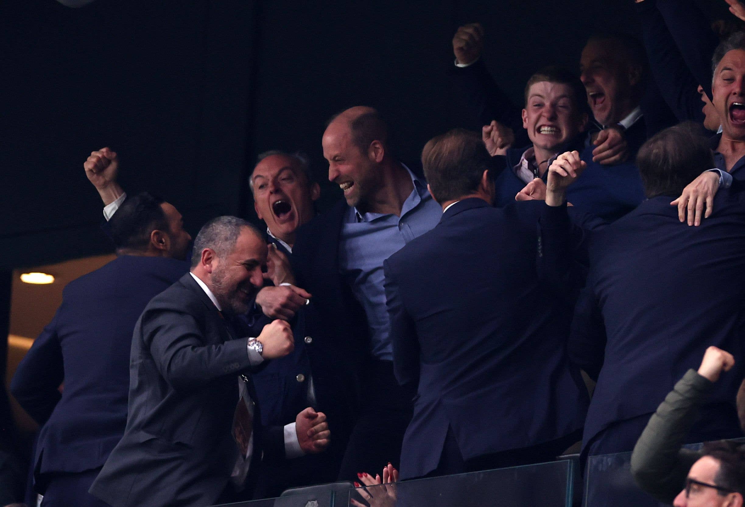 Prince William celebrates Aston Villa's success with friends in Istanbul, Turkey 