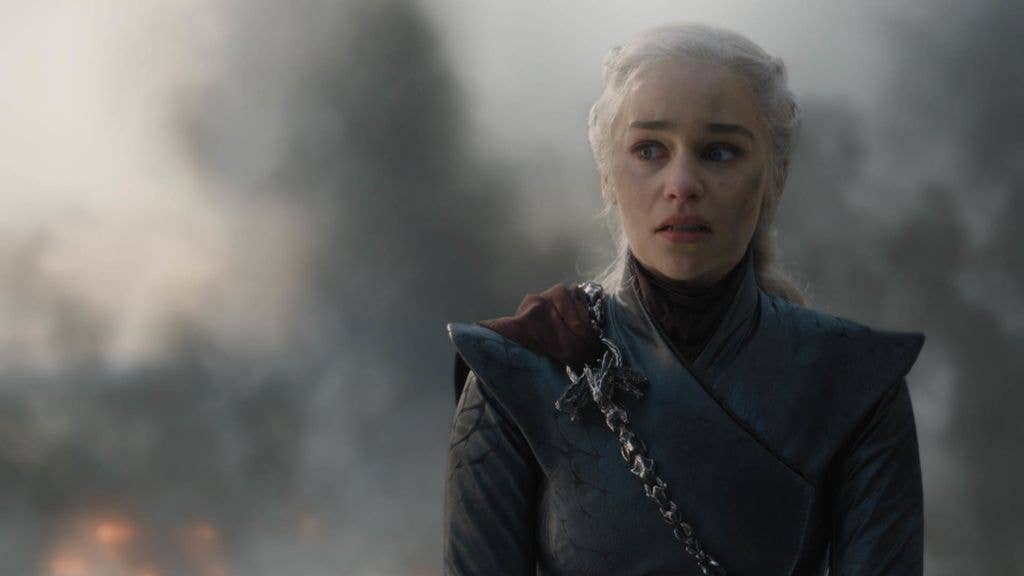 Emilia Clarke in the final season of Game of Thrones