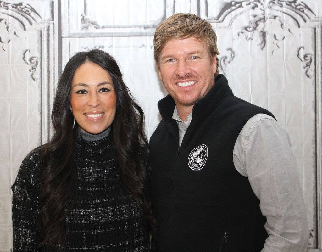 Chip Gaines and Joanna Gaines discuss their hit show "Fixer Upper" at AOL Studios In New York on December 8, 2015