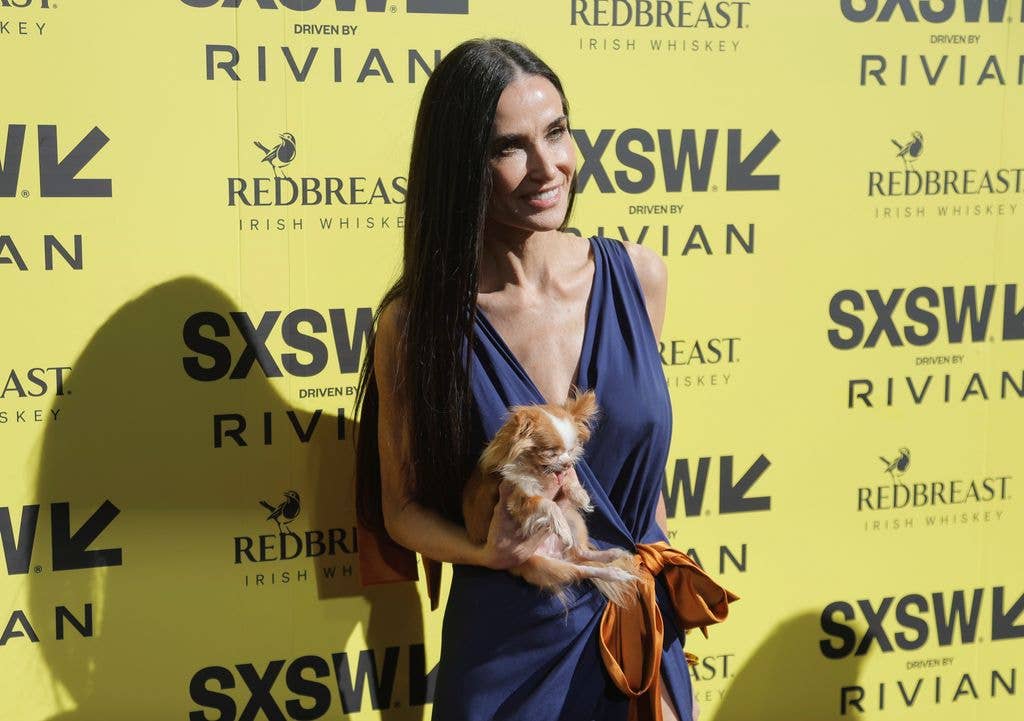 Demi and Pilaf attend the "I Love Boosters" premiere during SXSW 2026 