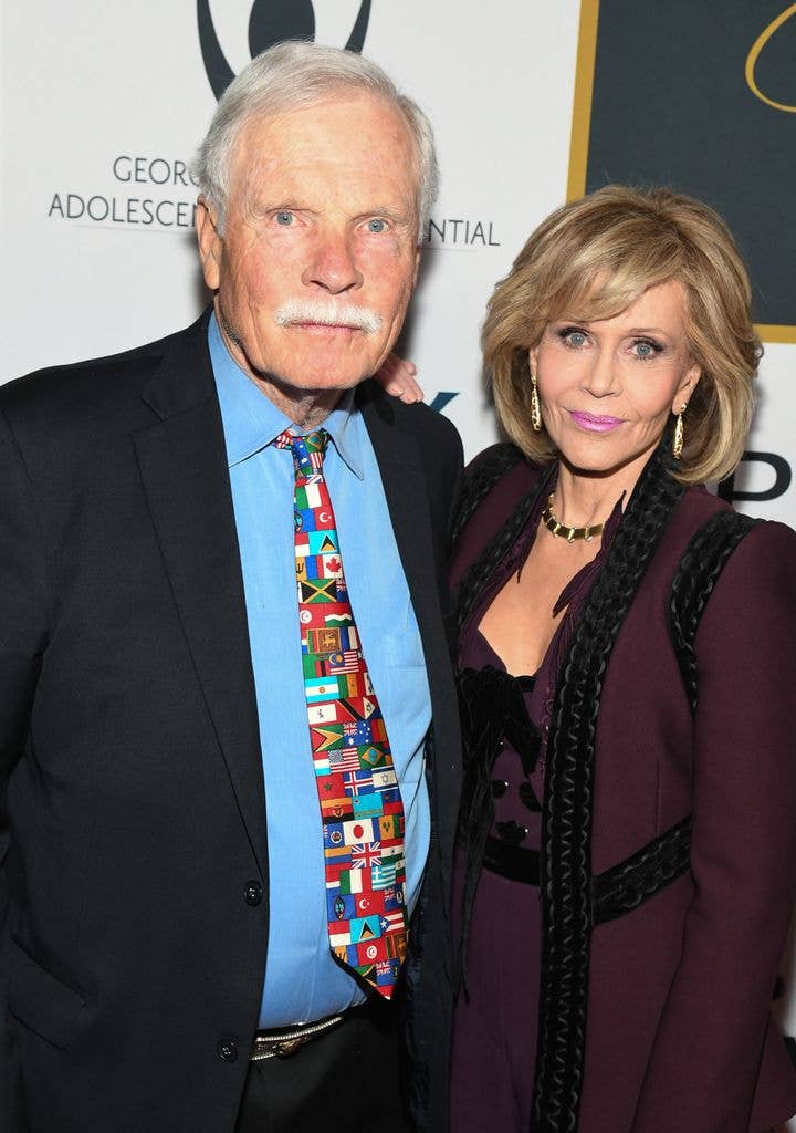 Ted Turner and Jane Fonda attend GCAPP 'Eight Decades of Jane' in celebration of Jane Fonda's 80th birthday at The Whitley on December 9, 2017 in Atlanta, Georgia.  (Photo by Paras Griffin/WireImage)