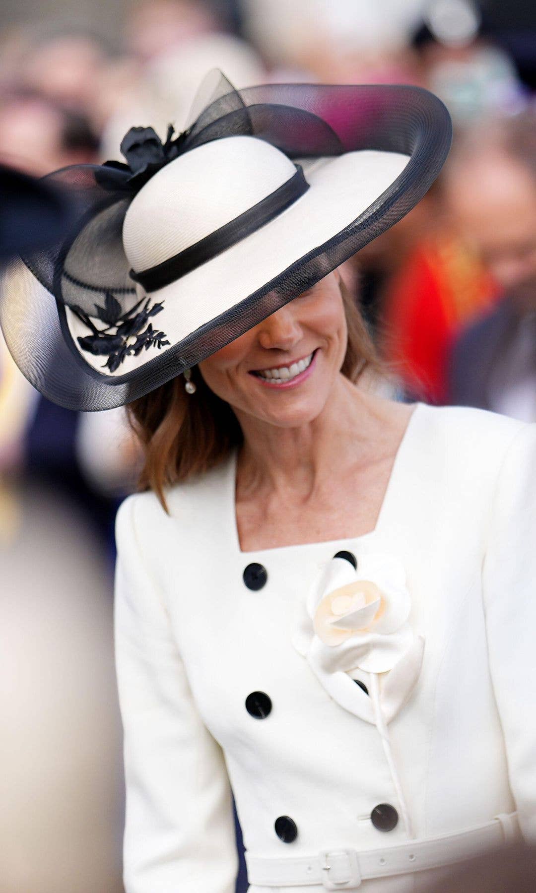 The Princess of Wales during a Royal Garden Party at Buckingham Palace