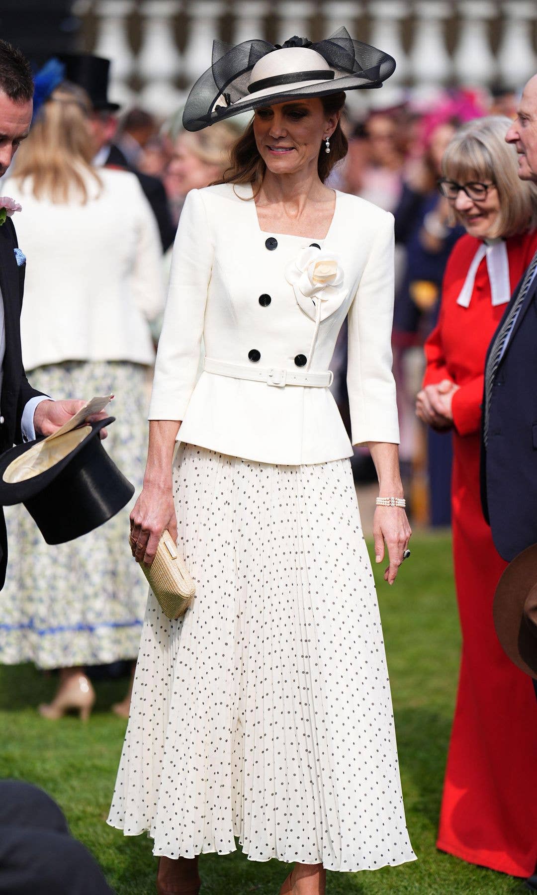 The Princess of Wales during a Royal Garden Party at Buckingham Palace