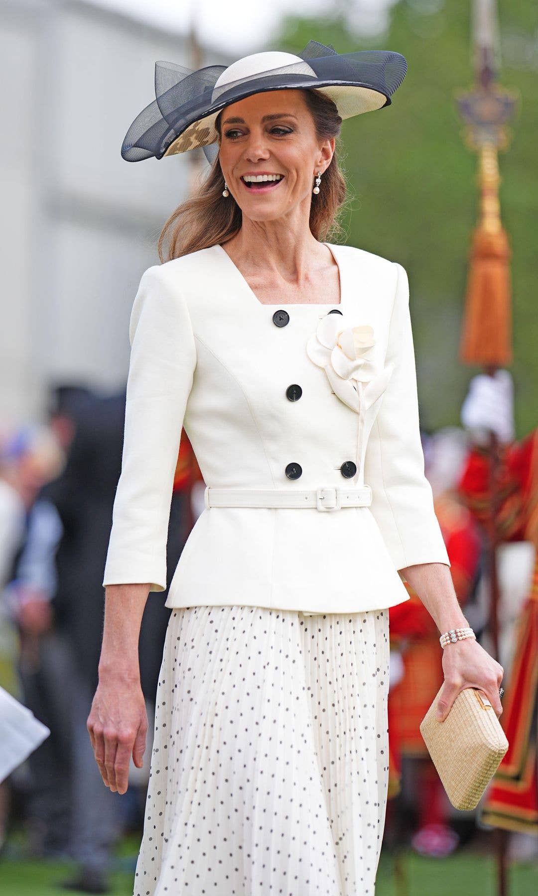 The Princess of Wales during a Royal Garden Party at Buckingham Palace