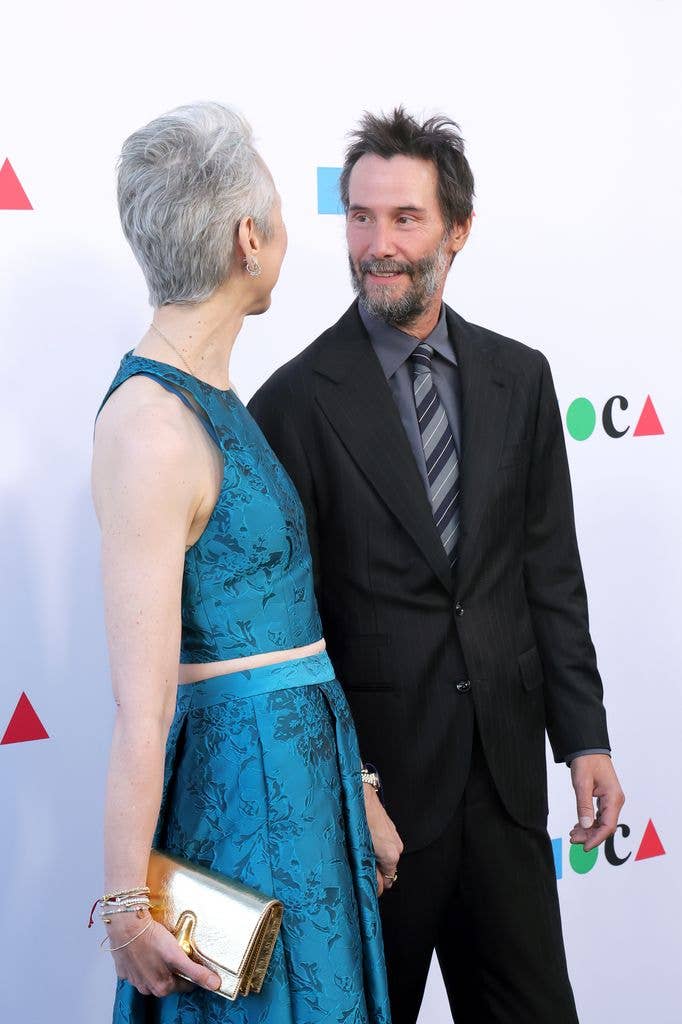  Alexandra Grant and Keanu Reeves attend the MOCA Gala 2026 at The Geffen Contemporary at MOCA on May 30, 2026 in Los Angeles, California. (Photo by Kevin Winter/Getty Images)