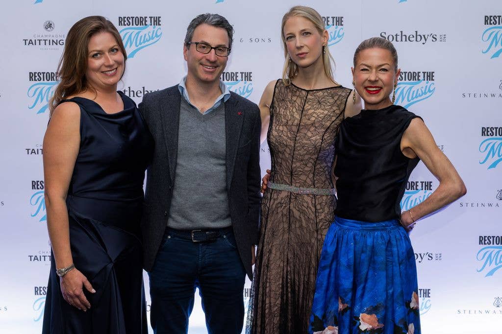 A photo of Lady Gabriella Windsor  in a black lace dress