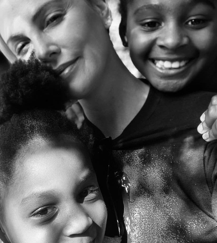 Charlize adopted her two daughters