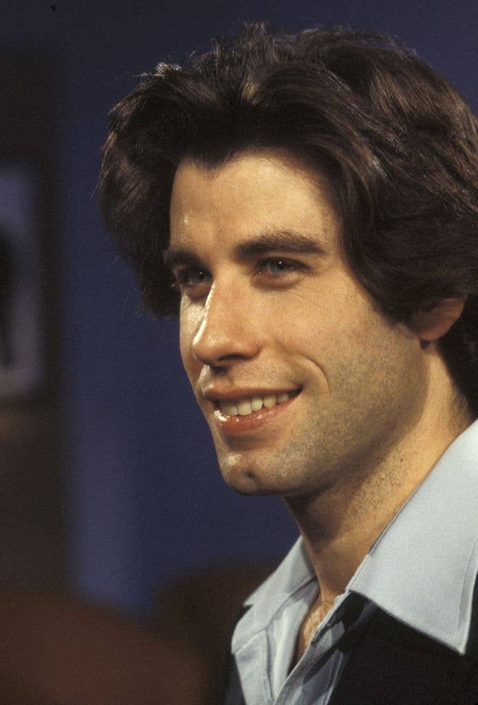John Travolta during John Travolta on "The Bill Boggs Show" - 1977 at Metro Studios in New York City, New York, United States.
