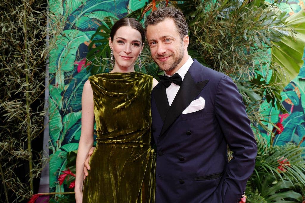 photo of bee shaffer and husband Francesco Carrozzini smiling