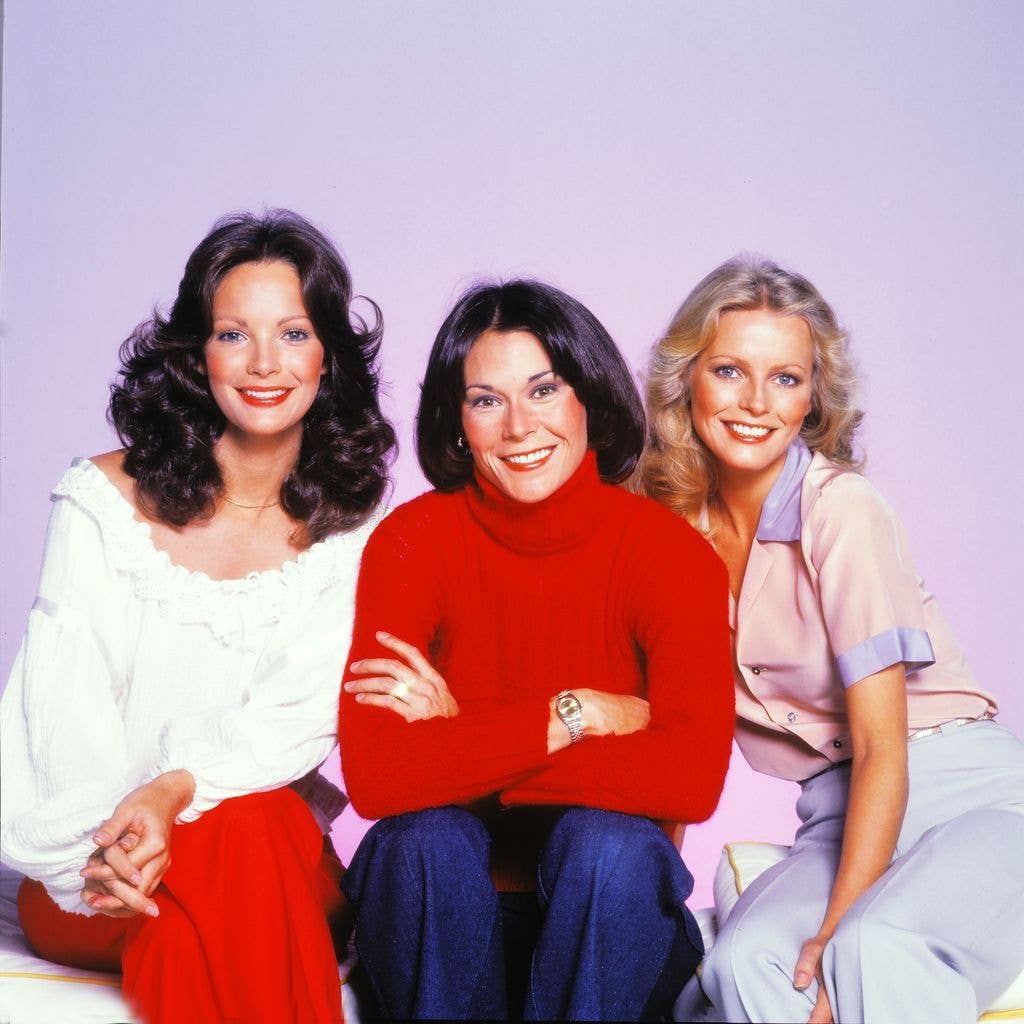 Jaclyn and Kate with co-star Cheryl Ladd