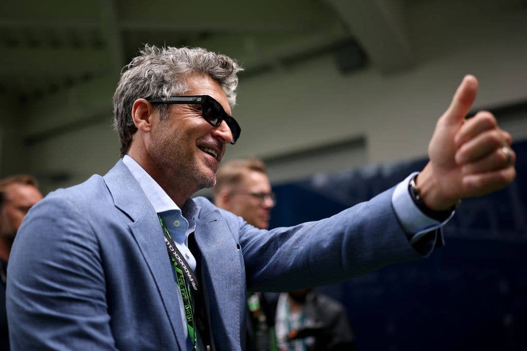 Patrick Dempsey keeps it classic