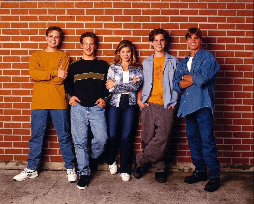 Will Friedle, Ben Savage, Danielle Fishel, Rider Strong and Matthew Lawrence 