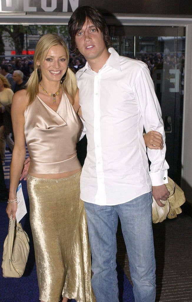 Tess Daly and Vernon Kay at the premiere of Attack of the Clones
