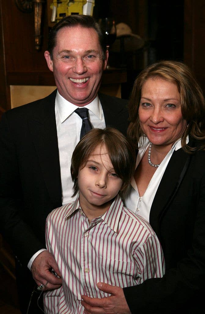 Richard Thomas, son Montana and wife Georgiana.