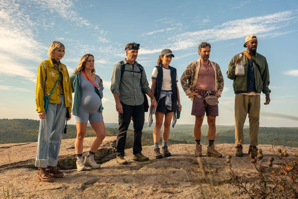 Kerri Kenney-Silver as Anne, Erika Henningsen as Ginny, Will Forte as Jack, Tina Fey as Kate, Marco Calvani as Claude, and Colman Domingo as Danny