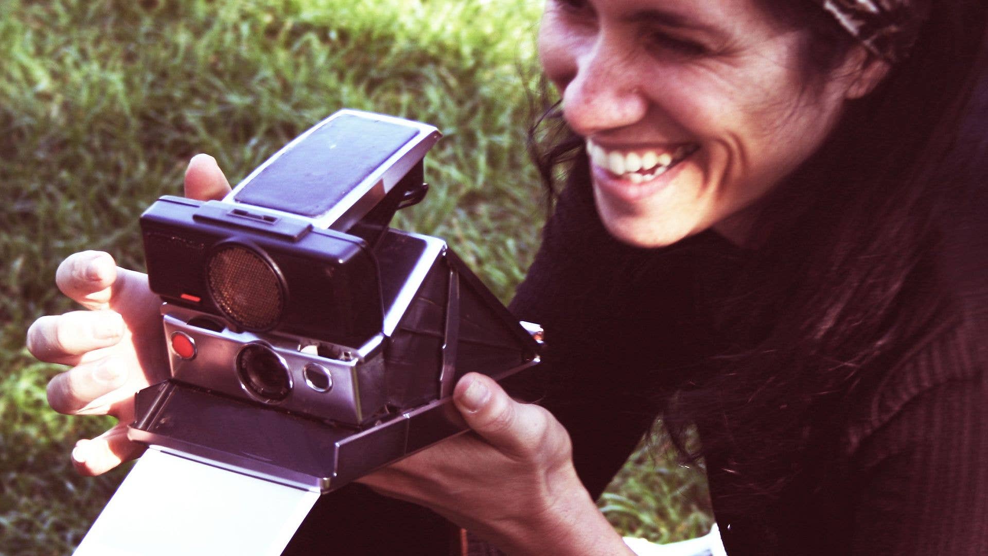 Shot with Polaroid cameras