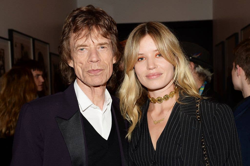 Mick Jagger with daughter Georgia May Jagger