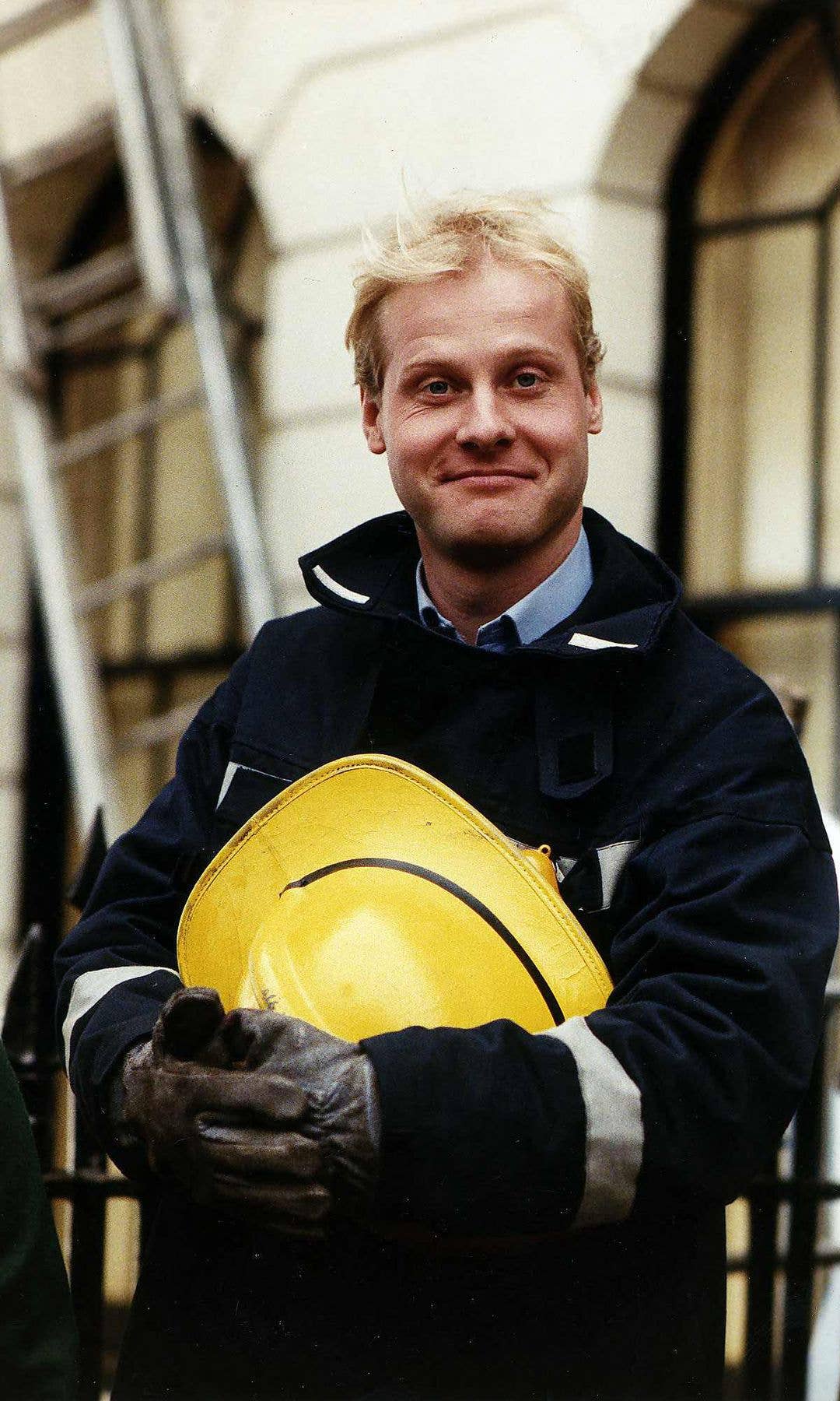 Rupert Baker in a still from London's Burning
