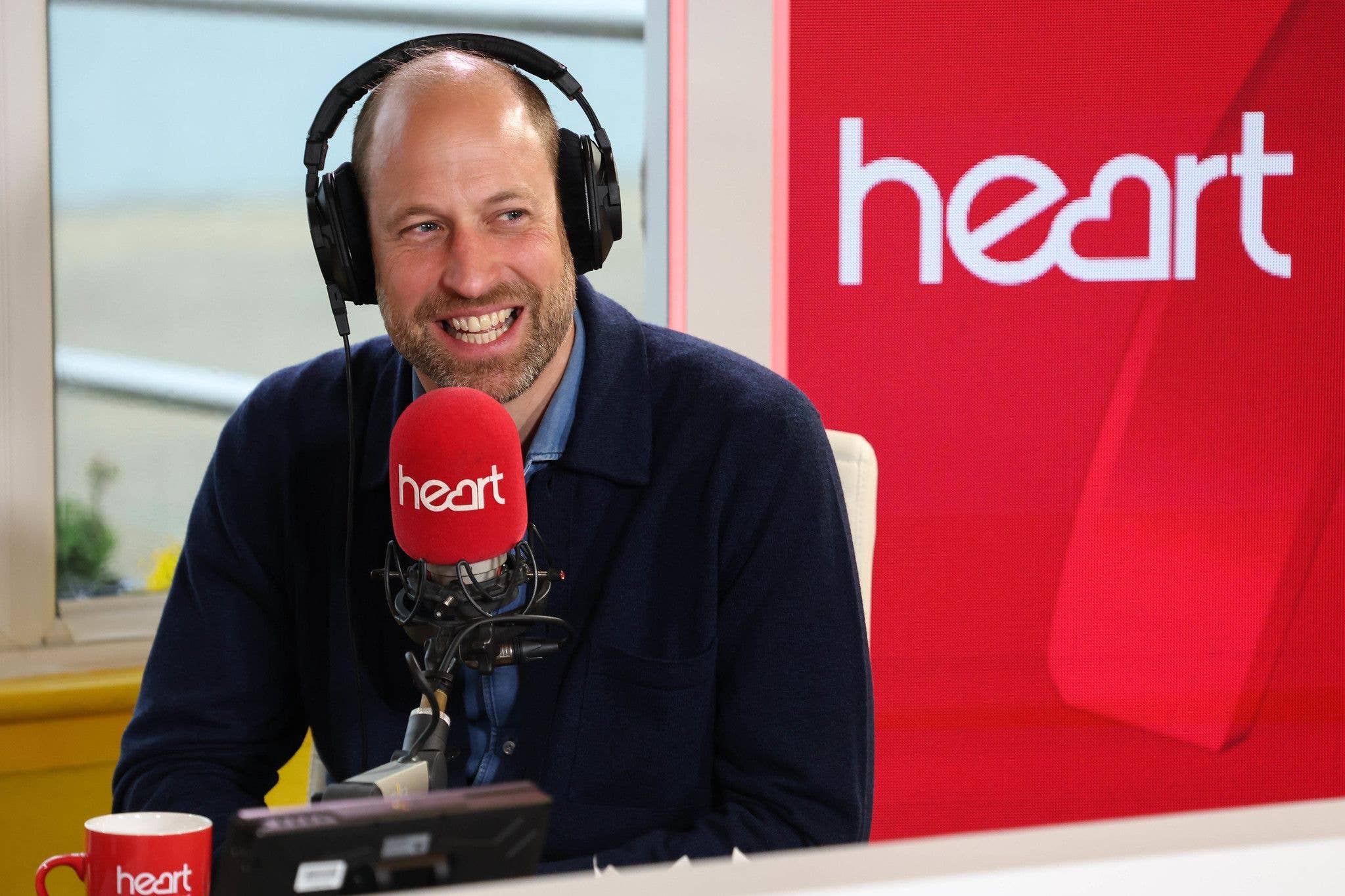 Prince William appears live on Heart FM