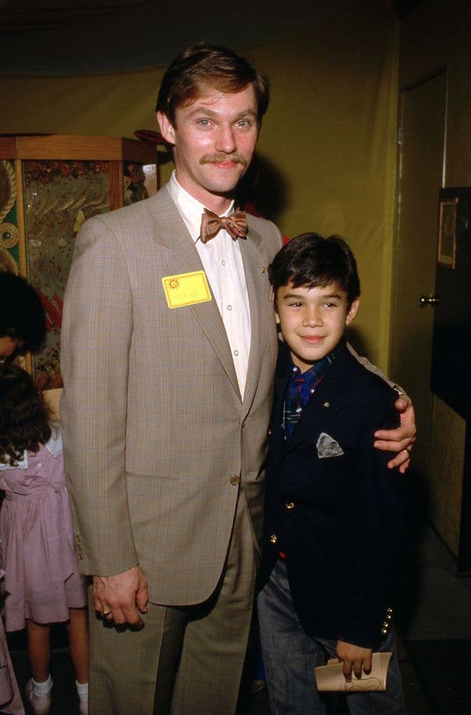 Richard Thomas and son Richard.