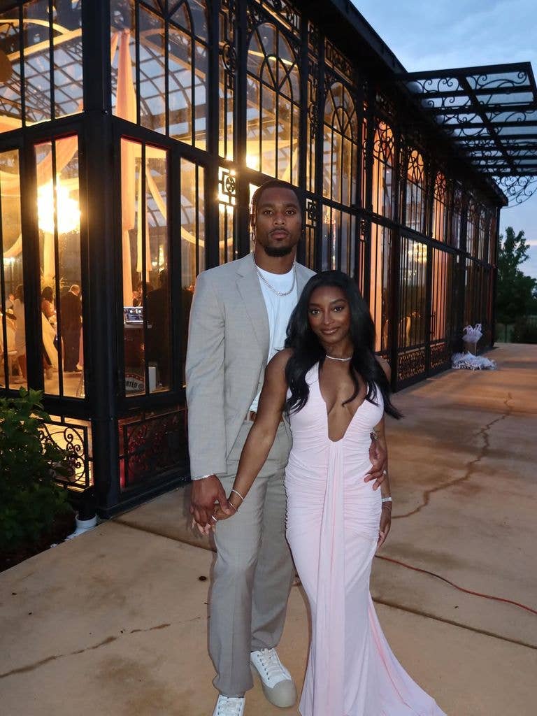 Simone Biles and Jonathan Owens on a date night