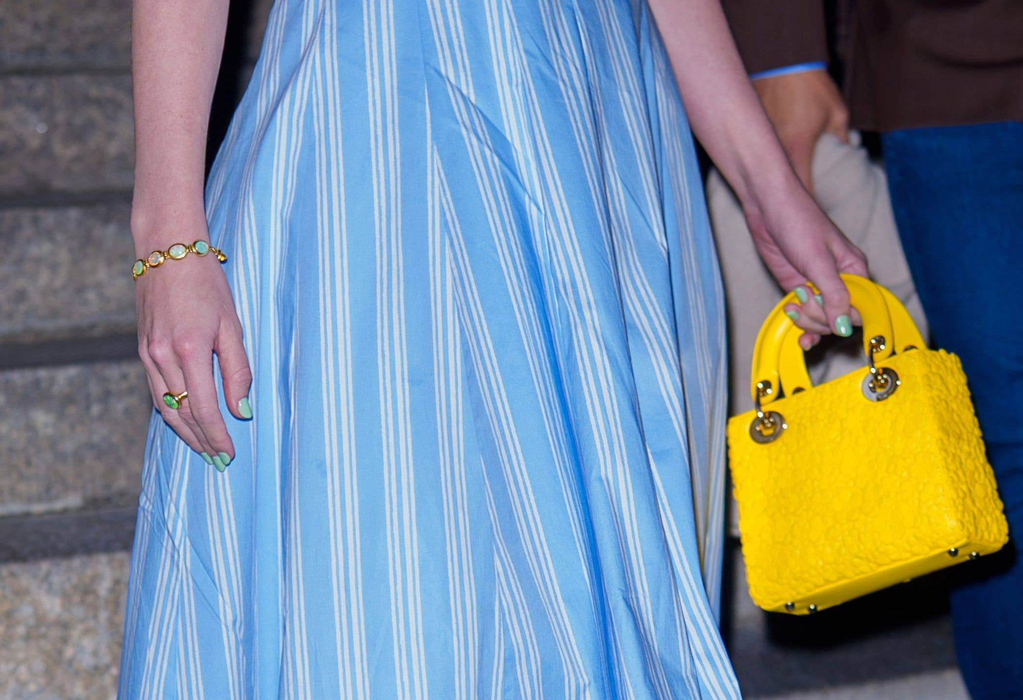 Taylor Swift's nails close up