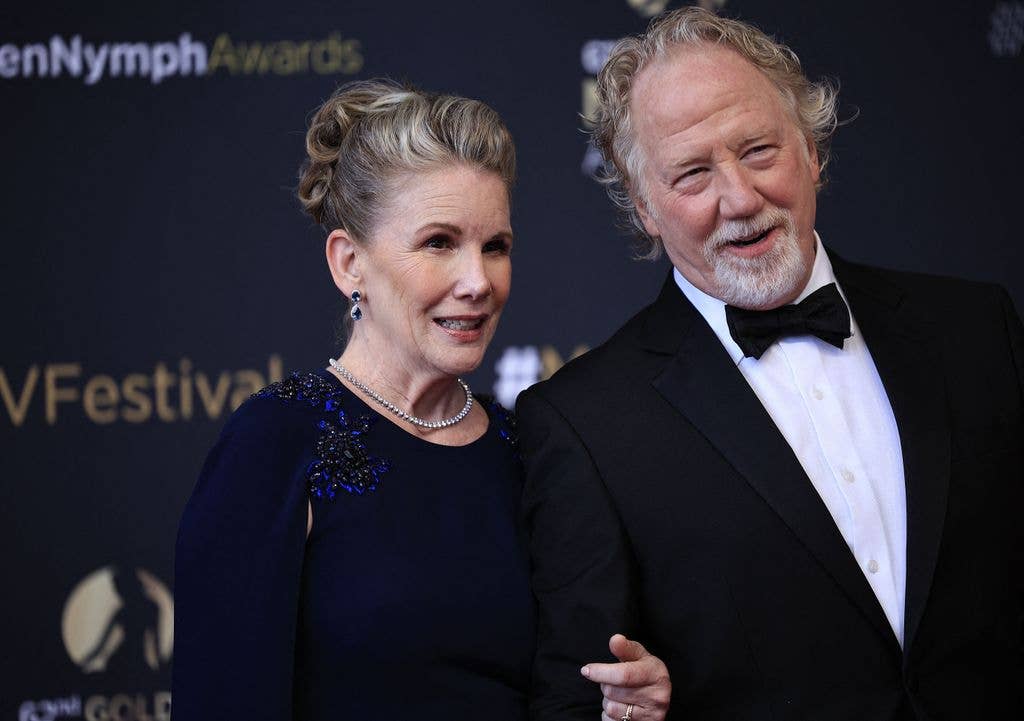 Melissa Gilbert with husband Timothy Busfield