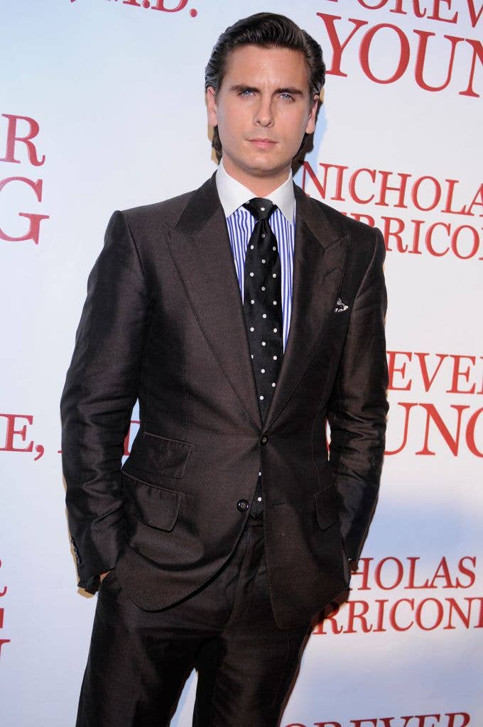 Scott Disick wearing a suit