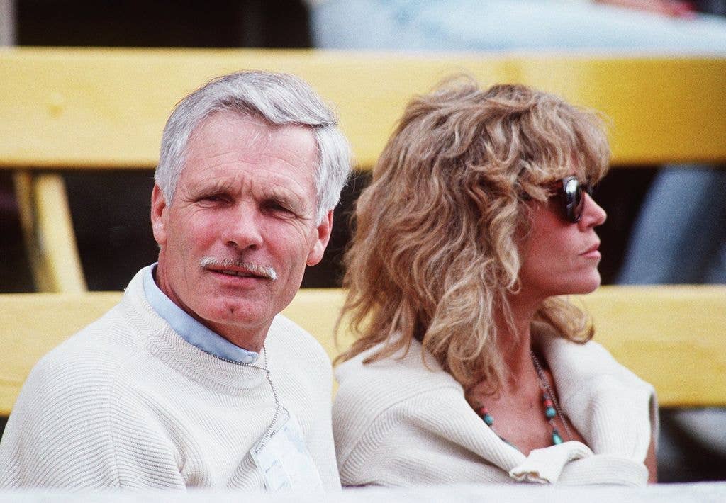 MEDIA MAGNATE TED TURNER AND ACTRESS JANE FONDA. Mandatory Credit: Tony Duffy/ALLSPORT